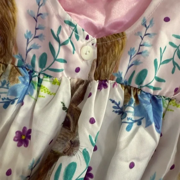 EYIIYE Sleeveless Rabbit Printed Romper - Picture 3 of 3